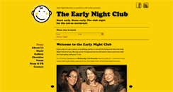 Desktop Screenshot of earlynightclub.com